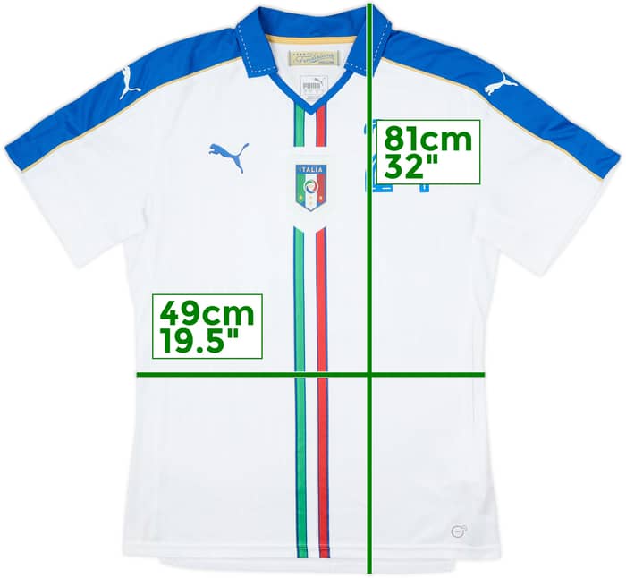 2016-17 Italy Away Shirt #24 - 8/10 - (L)