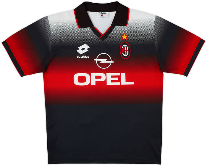 1996-97 AC Milan Lotto Training Shirt - 9/10 - (L)