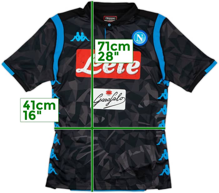 2018-19 Napoli Authentic Away Shirt - 5/10 - (M)