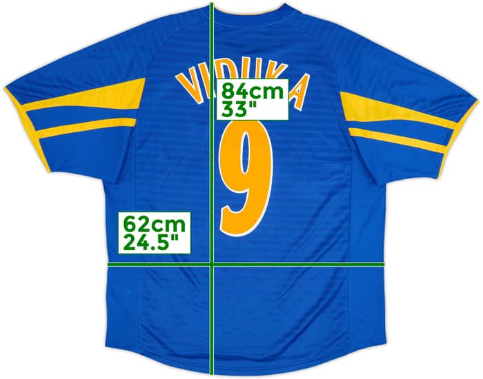 2001-03 Leeds United Away Shirt Viduka #9 - 9/10 - (L)