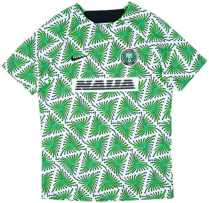 2022-23 Nigeria Nike Pre-Match Training Shirt - 10/10 - (M)