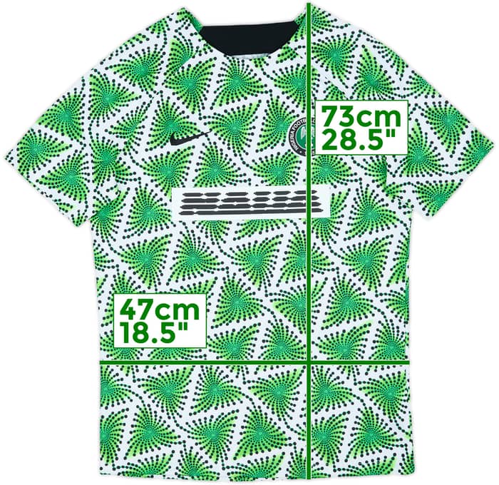 2022-23 Nigeria Nike Pre-Match Training Shirt - 10/10 - (M)