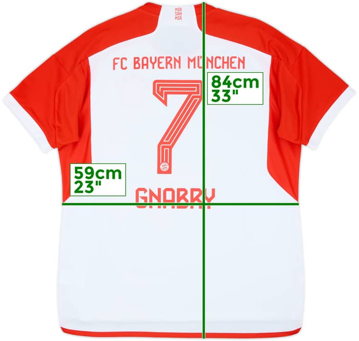 2023-24 Bayern Munich Home Shirt Gnabry #7 - 8/10 - (XL)