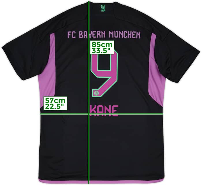 2023-24 Bayern Munich Away Shirt Kane #9 - 10/10 - (XL)