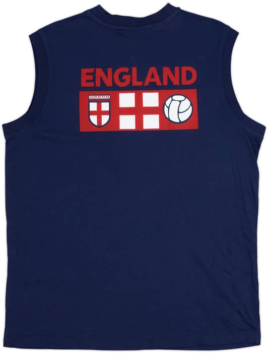 2004-06 England Umbro Training Vest - 6/10 - (L)