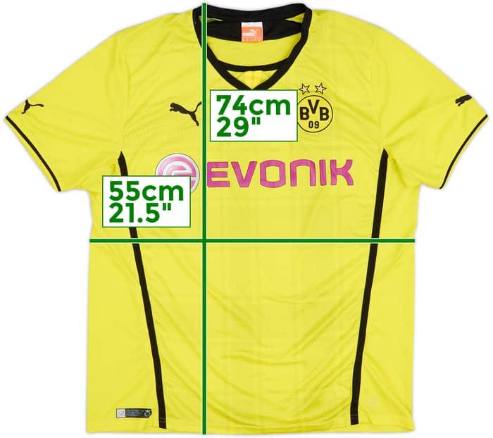 2013-14 Borussia Dortmund Home Shirt - 6/10 - (XL)