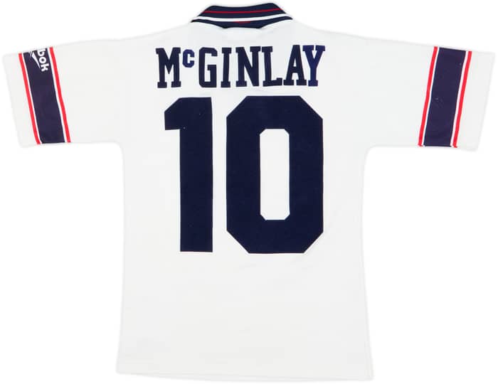Camiseta de local del Bolton 1993-95 McGinlay #10 - 8/10 - (9-10 Años)