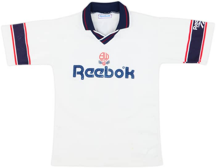 Camiseta de local del Bolton 1993-95 McGinlay #10 - 8/10 - (9-10 Años)