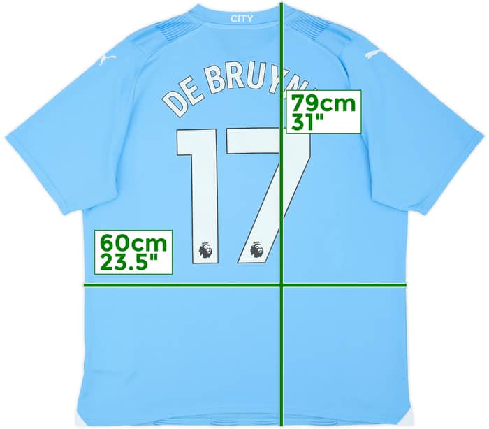 2023-24 Manchester City Camiseta de Local De Bruyne #17 - 10/10 - (XL)