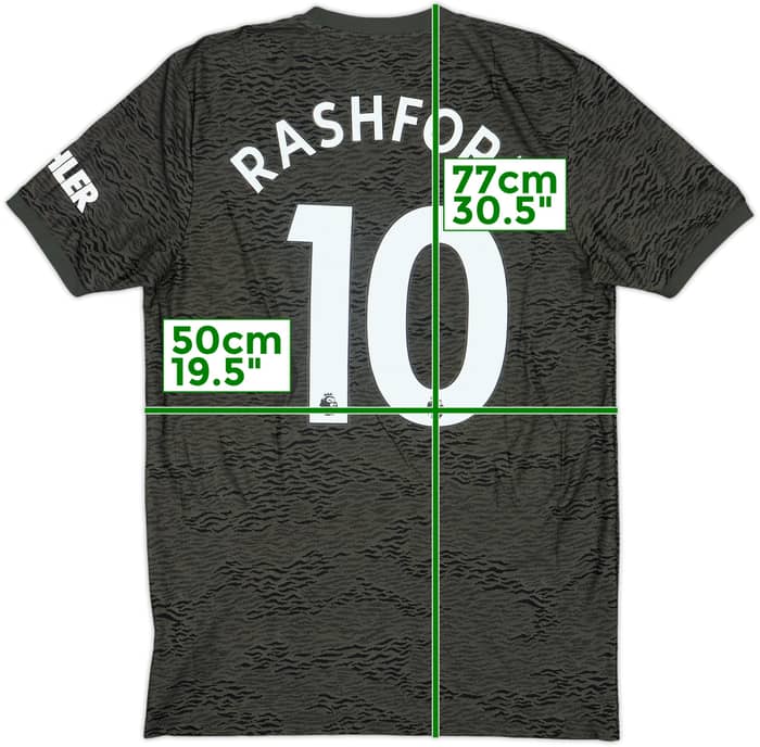 2020-21 Manchester United Away Shirt Rashford #10 - 9/10 - (M)