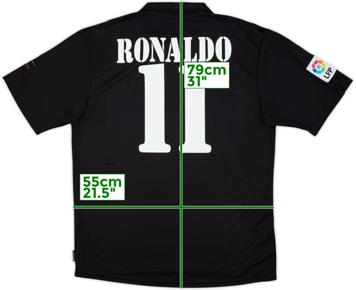 2002-03 Real Madrid Centenary Away Shirt Ronaldo #11 (L)
