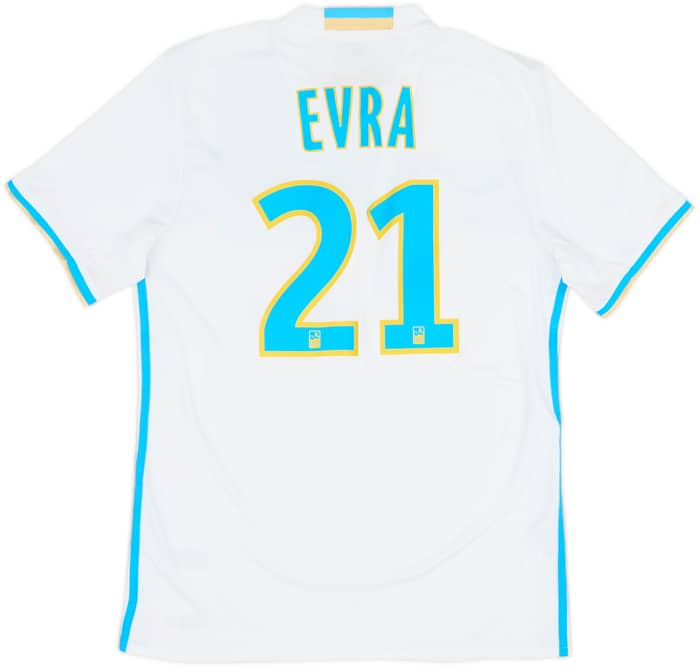 2016-17 Olympique Marseille Home Shirt Evra #21 - 6/10 - (M)