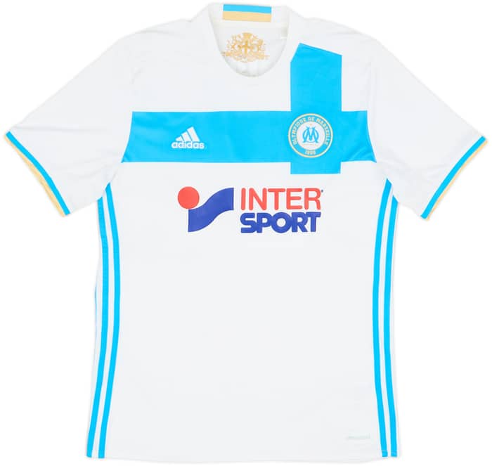 2016-17 Olympique Marseille Home Shirt Evra #21 - 6/10 - (M)