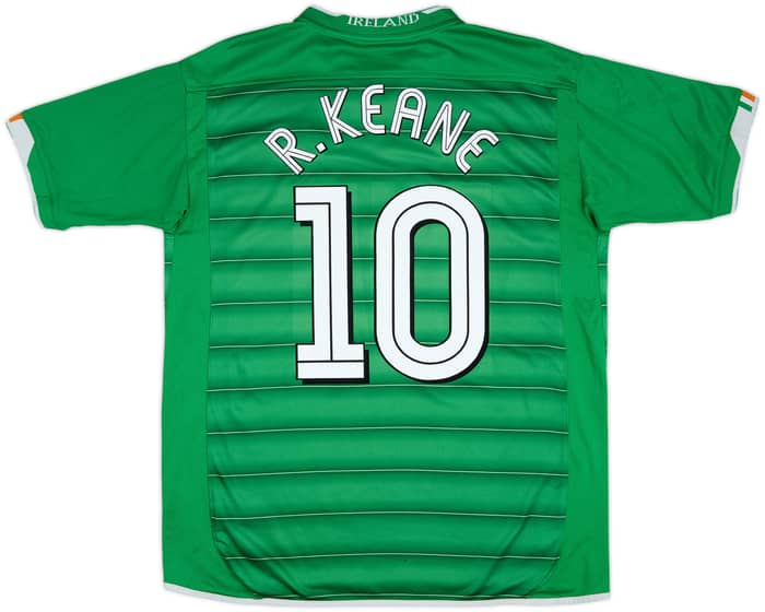 2003-04 Ireland Home Shirt R.Keane #10 - 6/10 - (L)