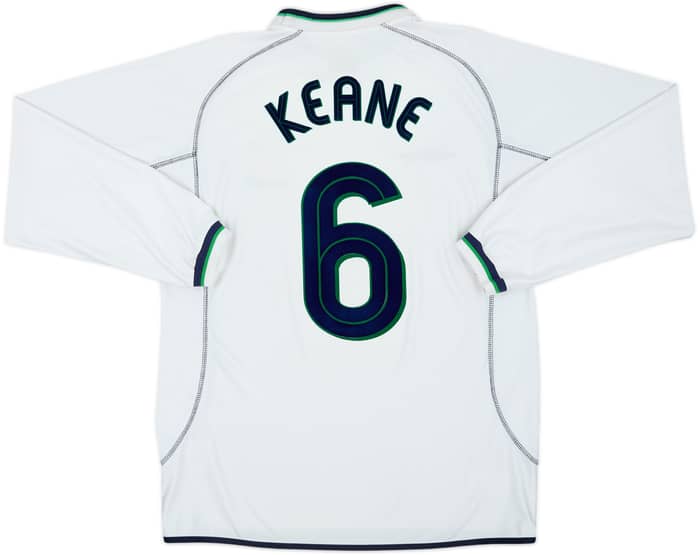 2001-02 Ireland Away L/S Shirt Keane #6 - 5/10 - (L)