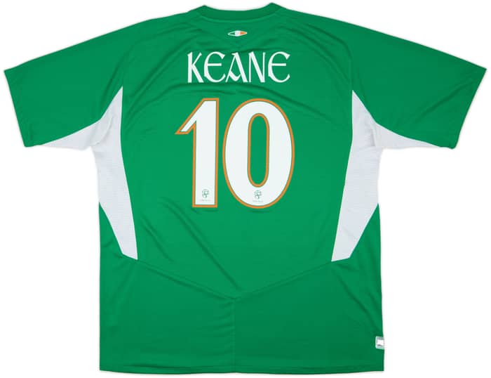 2004-06 Ireland Home Shirt Keane #10 - 6/10 - (XL)