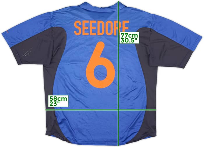 2000-02 Netherlands Away Shirt Seedorf #6 - 6/10 - (XL)