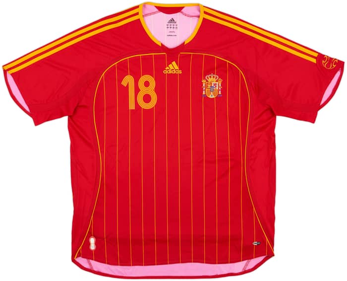 2006-08 Spain Home Shirt Cesc #18 - 8/10 - (XL)