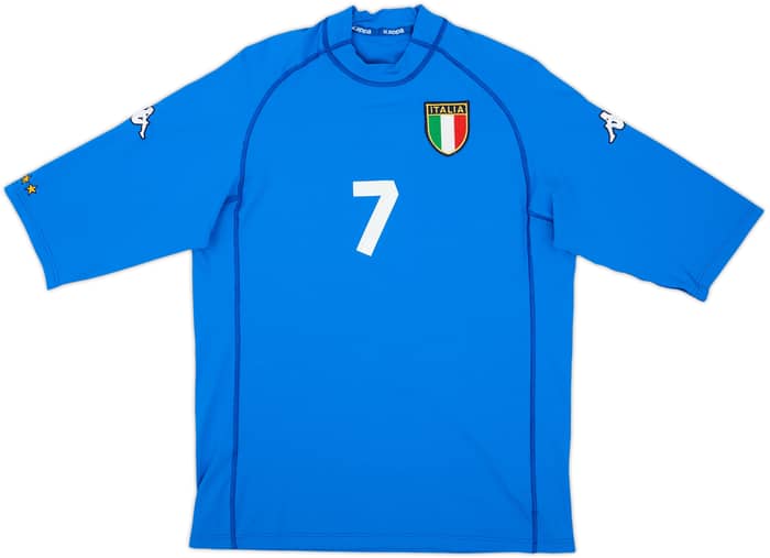 2000-01 Italy Match Issue Home Shirt #7