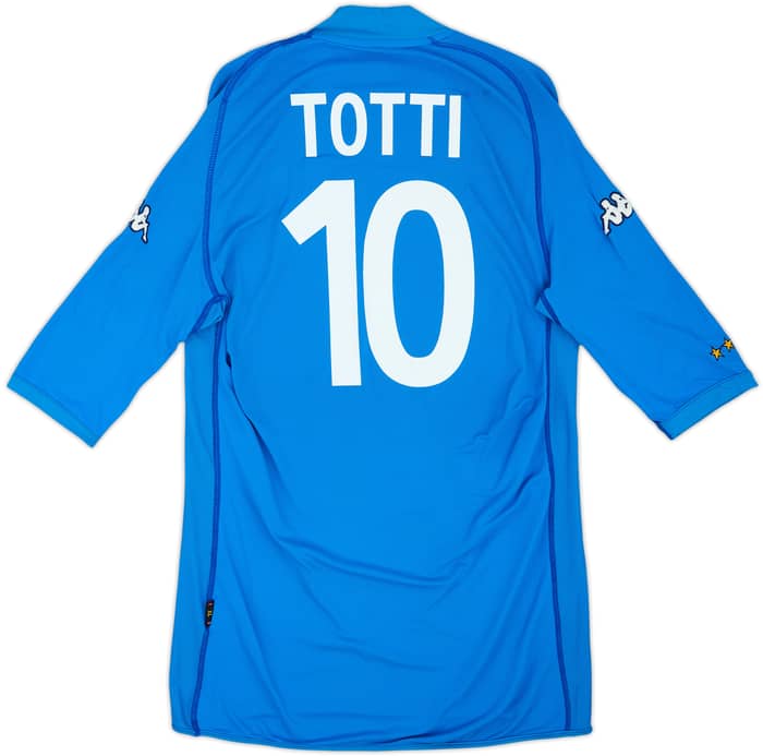 2002 Italy Home Shirt Totti #10 - 5/10 - (XL)