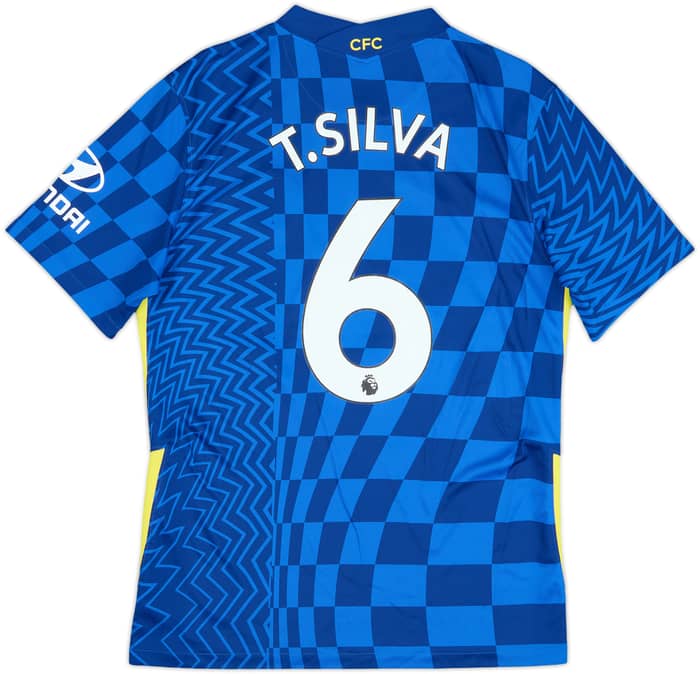 2021-22 Chelsea Camiseta Local T.Silva #6 - 10/10 - (M)