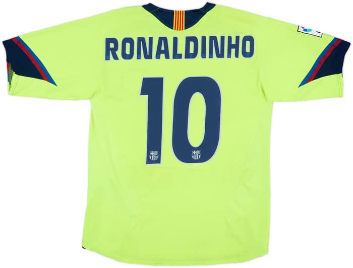 2006-07 Barcelona Third Shirt Ronaldinho #10 - 8/10 - (M)