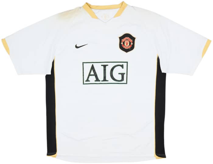 2006-08 Manchester United Away Shirt Heinze #4 - 5/10 - (L)
