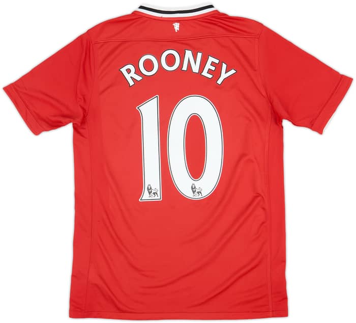 2011-12 Manchester United Home Shirt Rooney #10 - 8/10 - (XL.Boys)
