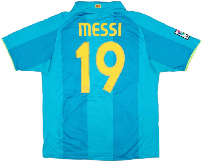 2007-09 Barcelona Away Shirt Messi #19 - 7/10 - (L)
