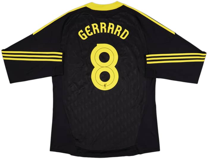 2010-11 Liverpool Third L/S Shirt Gerrard #8 - 7/10 - (XL)
