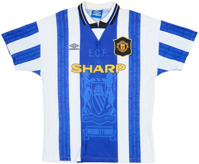 1994-96 Manchester United Third Shirt Beckham #24 - 8/10 - (L)