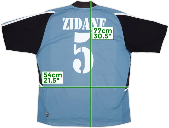 2001 Real Madrid Third Shirt Zidane #5 - 8/10 - (M)