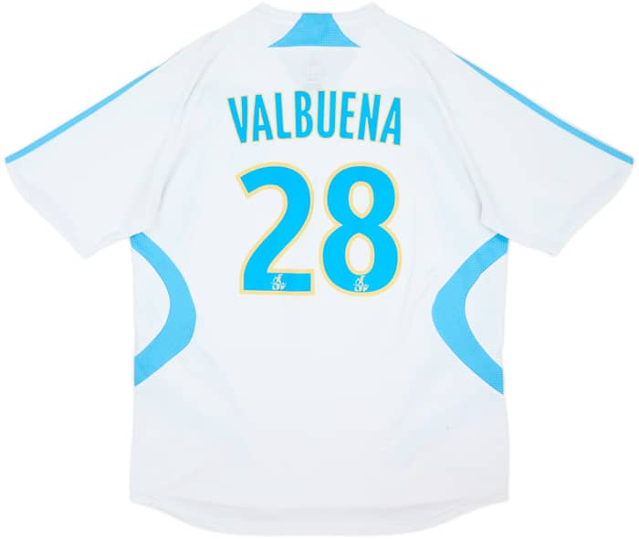 2007-08 Olympique Marseille Home Shirt Valbuena #28 - 7/10 - (L)