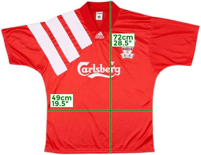 1992-93 Liverpool Centenary Home Shirt - 9/10 - (XL)