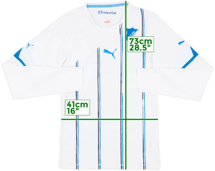 2010-12 TSG Hoffenheim Player Issue Away L/S Shirt - 8/10 - (L)