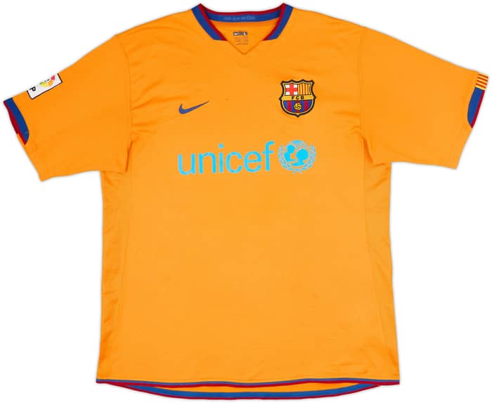 2006-08 Barcelona Away Shirt Ronaldinho #10 - 6/10 - (L)