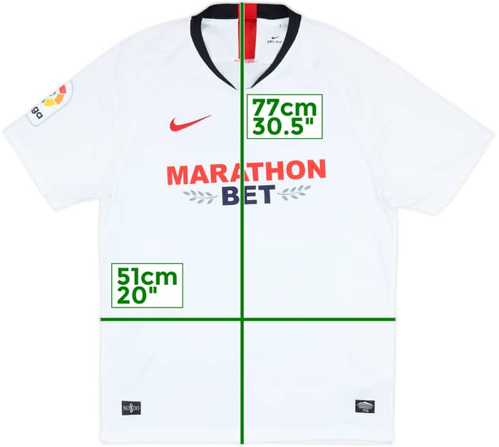 2019-20 Sevilla Home Shirt - 9/10 - (L)