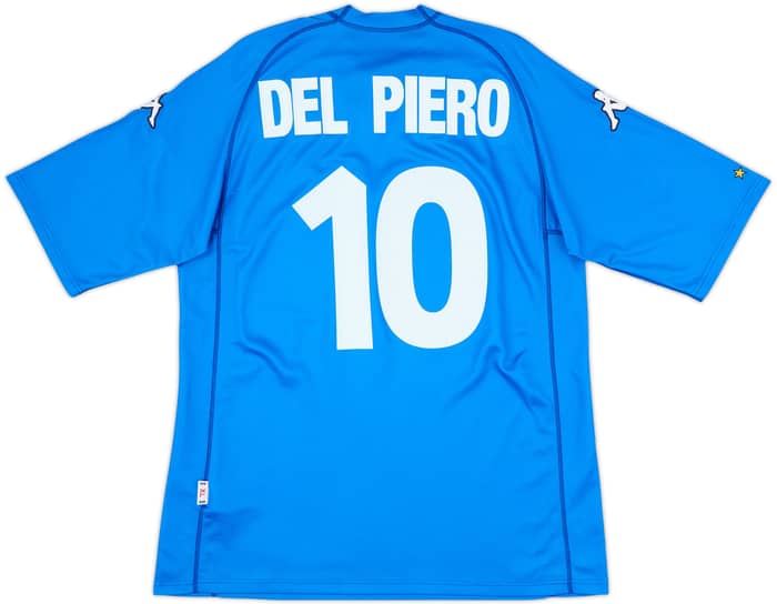 2000-01 Italy Basic Home Shirt Del Piero #10 - 8/10 - (XL)