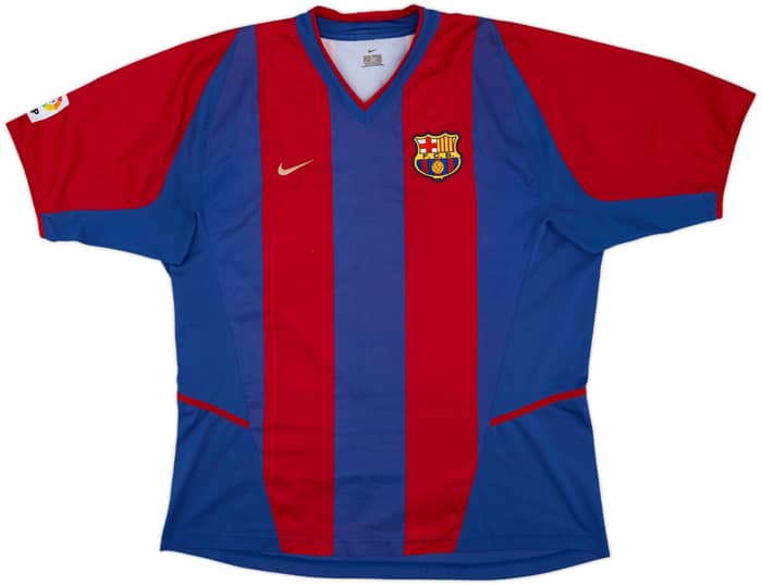 2002-03 Barcelona Home Shirt Xavi #6 - 6/10 - (XL)