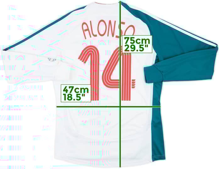 2006-07 Liverpool Third L/S Shirt Alonso #14 - 6/10 - (M)