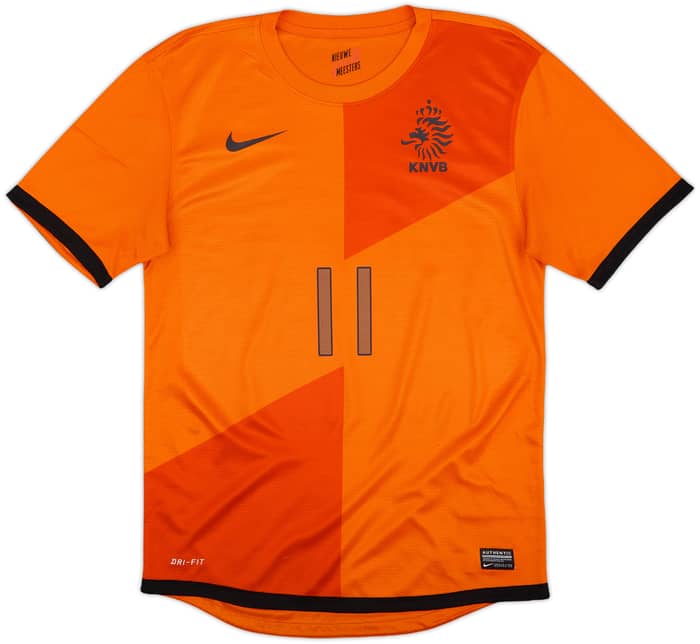 2012-13 Netherlands Home Shirt Robben #11 - 6/10 - (S)