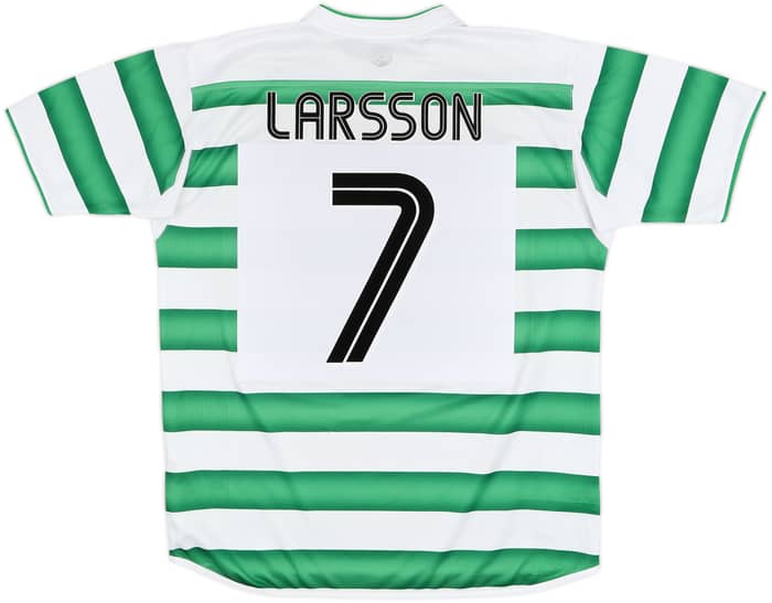 2003-04 Celtic Home Shirt Larsson #7 - 6/10 - (XL)