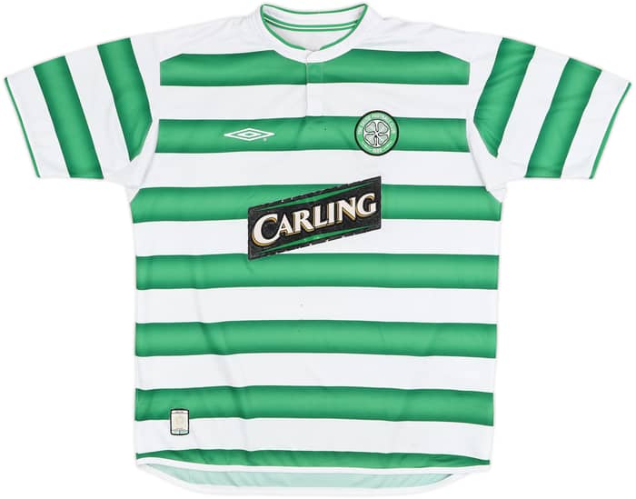 2003-04 Celtic Home Shirt Larsson #7 - 6/10 - (XL)