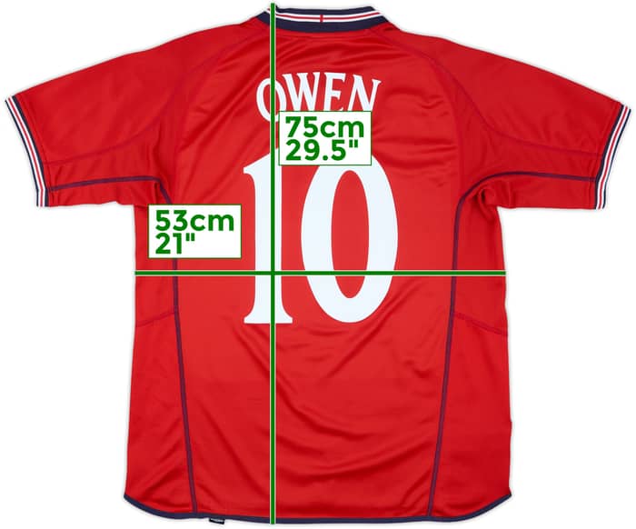 2002-04 England Away Shirt Owen #10 - 6/10 - (M)