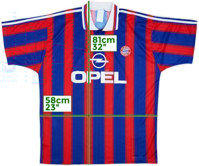 1995-97 Bayern Munich 'Squad Signed' Home Shirt - 6/10 - (XL)