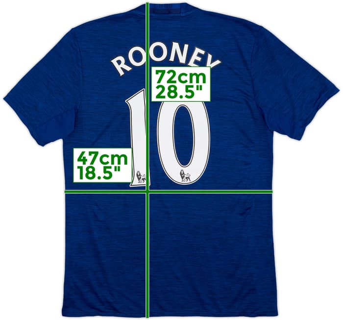 2016-17 Manchester United Away Shirt Rooney #10 - 6/10 - (M)