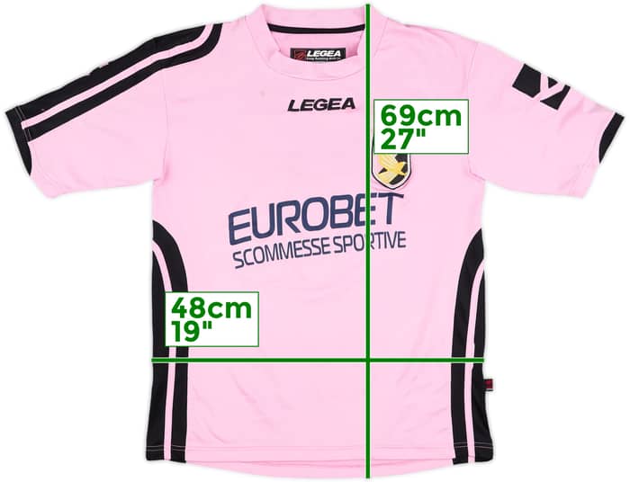 2010-11 Palermo Match Issue Home Shirt #5