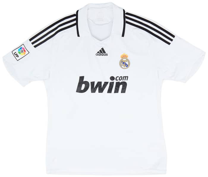 2008-09 Real Madrid Home Shirt and Shorts - 9/10 - (L)