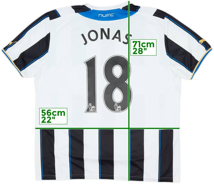 2013-14 Newcastle Home Shirt Jonas #18 - 9/10 - (L)