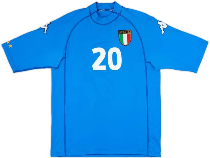 2000-01 Italy Home Shirt Totti #20 - 10/10 - (M)